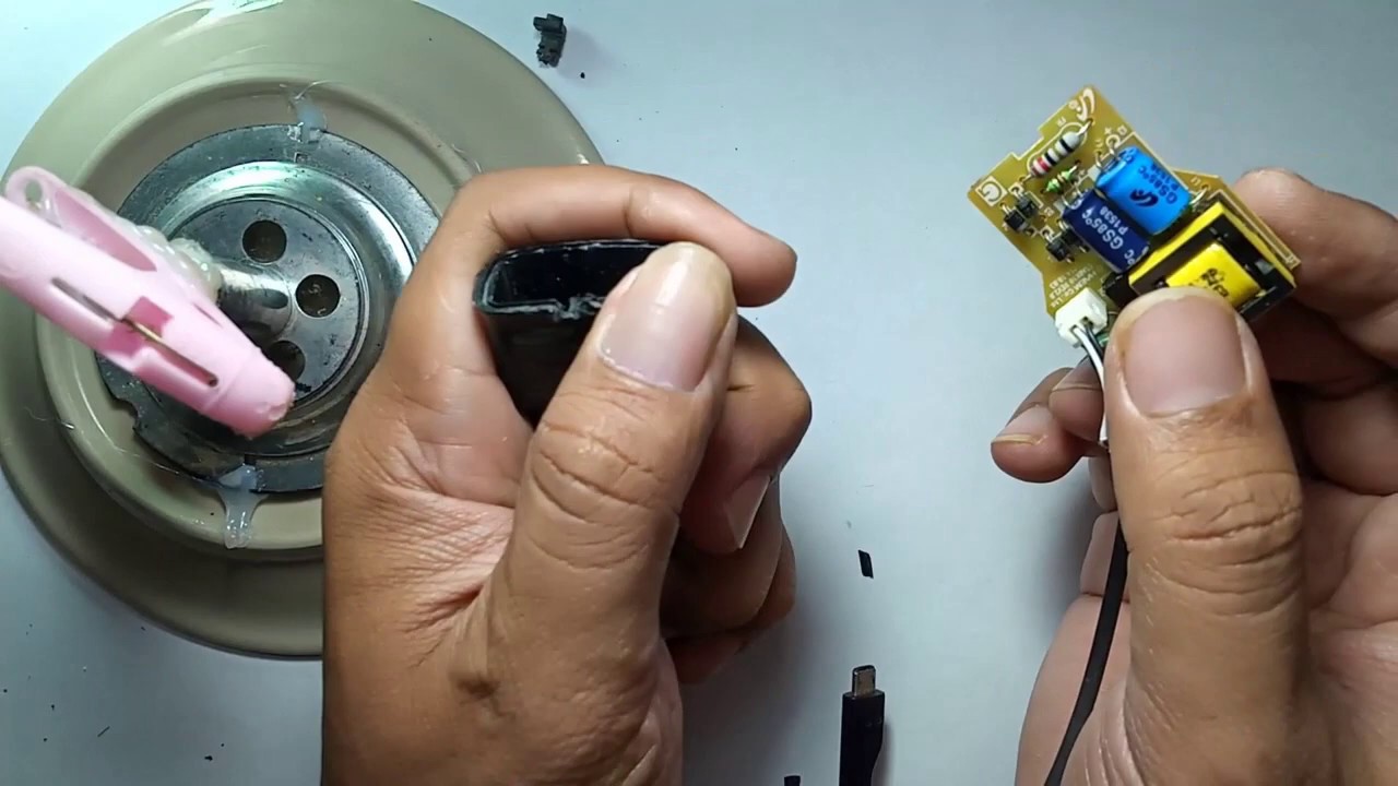 memperbaiki carger hp samsung simple