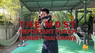 How to throw the most important punch in Muay Thai Chaiya | Muay Chaiya Tips screenshot 1