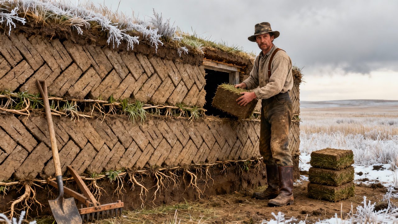 How One Homesteader's "Viking Turf Fortress" Walls Stayed 30 Degrees Warmer Than Neighbors' Cabins
