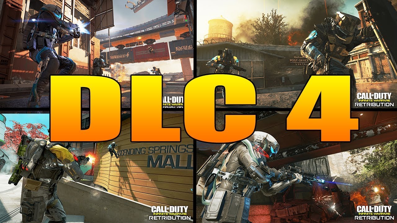 Infinite Warfare DLC 4 Retribution (Altitude, Depot 22, Heartland, Carnage, The Beast From Beyond)