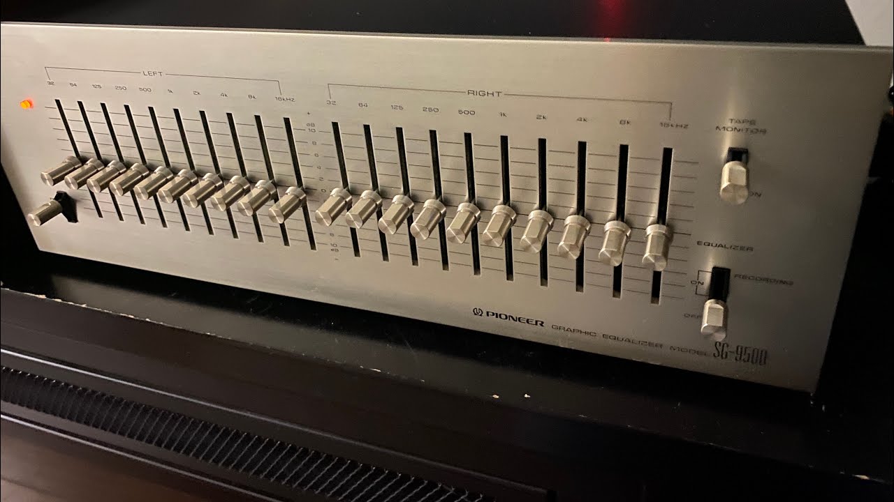 Égaliseur graphique stéréo vintage Pioneer SG-9500 nettoyé et testé