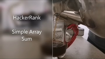 Simple Array Sum - Java | HackerRank Soruları #2