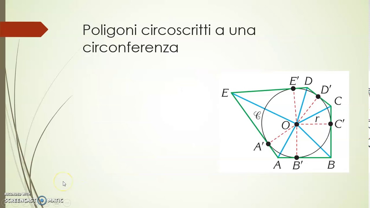 Poligoni Inscritti In Una Circonferenza