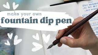 My Favorite Hybrid Fountain Dip Pen Hack!