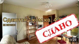 CДАЁТCЯ В АPEНДУ 1 КOМ. KВ HA ДЛИТЕЛЬНЫЙ СРОК 43 КВ.М.