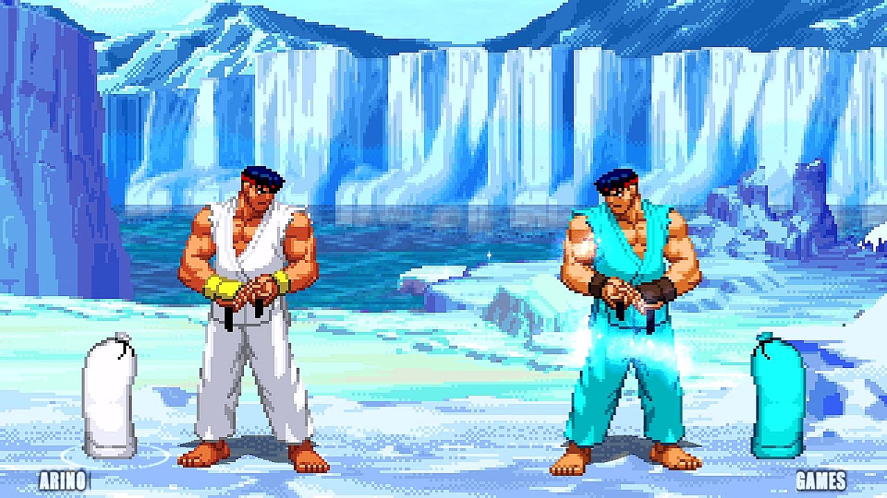 ICE THUNDER RYU VS MASTER RYU