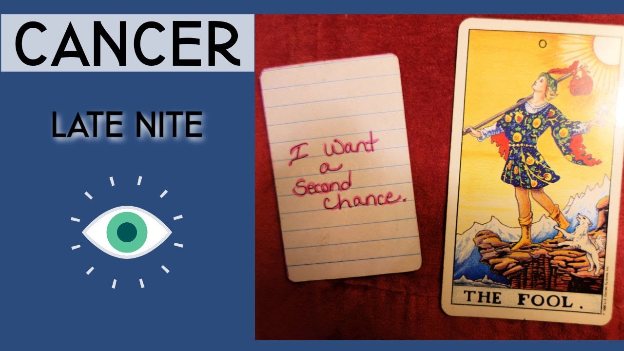 CANCER Late Nite Love: Your person wants you back so bad.  Aggravated.  Love Tarot