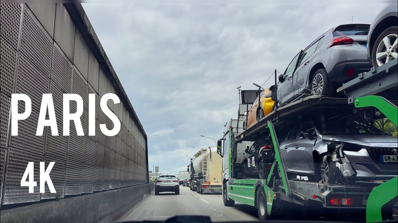Drive Paris 4K - Périphérique Summer Holiday Weekend