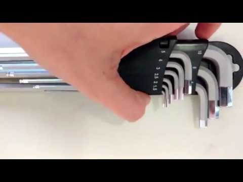 RoninTools Шестигранники удлиненные с шарообразным наконечником (9 шт.) (Арт.: 15.510.010)