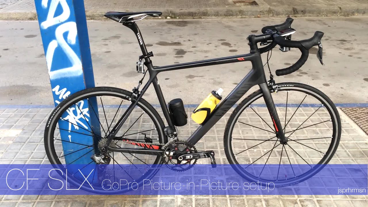 Canyon CF SLX Di2 - GoPro picture-in-picture setup