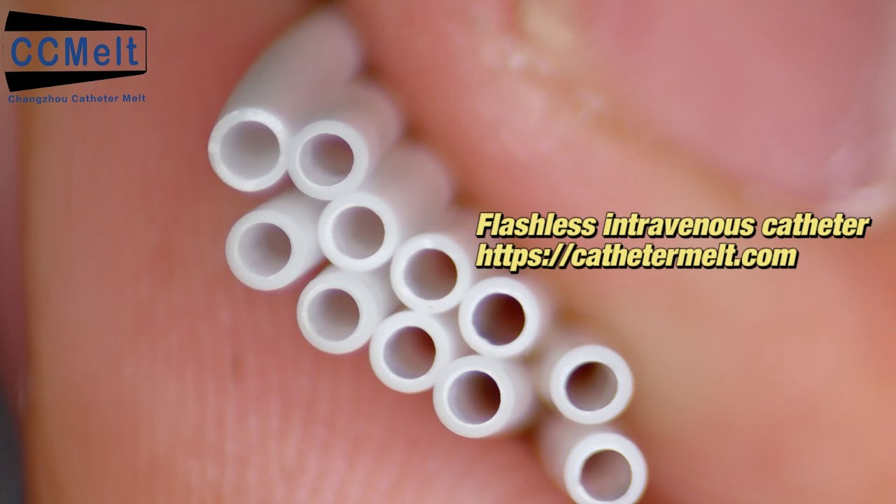 Flashless  intravenous catheter - cathetermelt Polymer Round Tip Forming Machine for medical devices