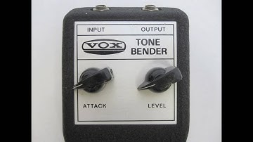 VINTAGE VOX TONEBENDER FUZZ PEDAL AUDIO DEMONSTRATION
