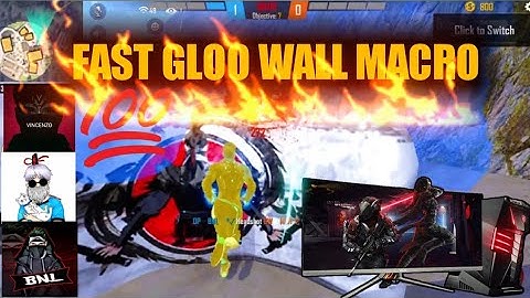 How to use Fast gloo wall macro in pc-For Free Fire