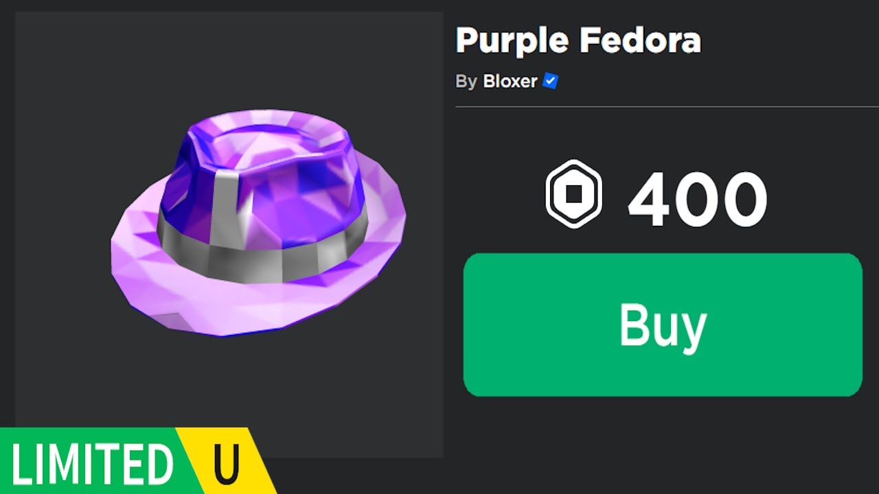 NEW Purple Sparkle Time Fedora Copy💀 - YouTube