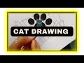 Cat drawing  creative drawing  how to draw  cat drawing