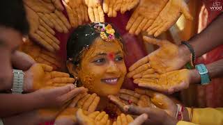 Sravya | Haldi & Mehndi Ceremony 2023 | Vinod Studio | Andhra pradesh