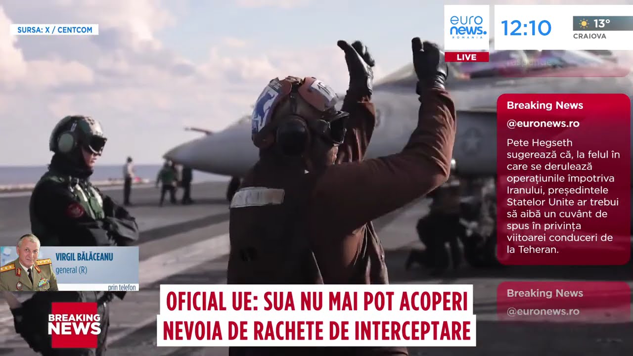 Oficial UE: SUA nu mai pot acoperi nevoia de rachete de interceptare