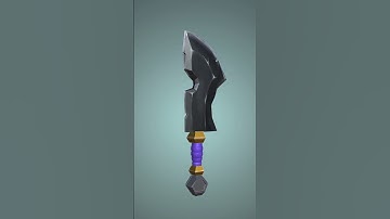 Stylized_Sword in Blender (Substance Painter)