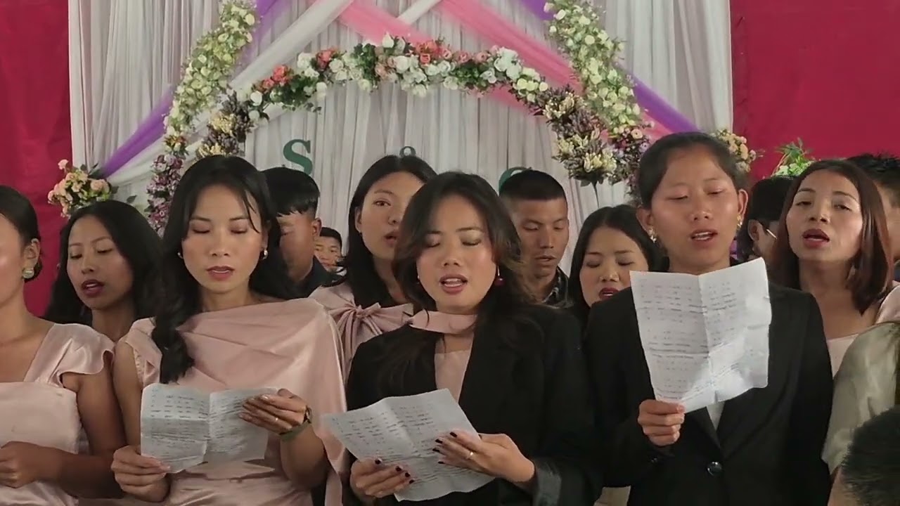 Wedding blessing song #BaptistYouthFellowship#BwanruanghTaoudaizaeng # Chunguangmei &Sinthui Gangmei