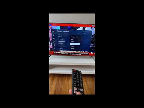 How to Change language on Samsung TV?!!