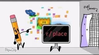 What if BFDI was in r/place M.A.P part 4