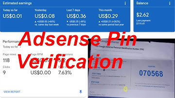 How to Verify PIN in Google Adsense 2022 Bangla Tutorial | গুগোল এডসেন্স পিন ভেরিফিকেশন ২০২২