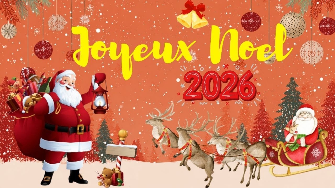 Meilleures Musique de Noël 2026 🎄 Chansons de Noël 2026 🎁 Joyeux Noel et Bonne Année 2026