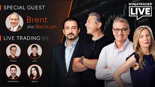 NinjaTrader Live | Trading + Analysis | Brent aka BlackLion, Stowe + Jack, Nick + Salma (7/9/26)