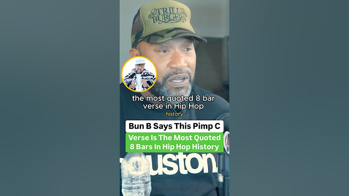 Bun B Says This Pimp C Verse Is The Most Quoted Verse In Hip Hop History