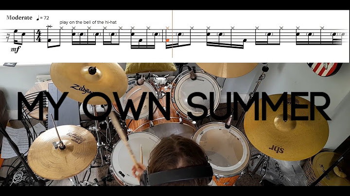 My Own Summer (Shove It) Drums version - Drums performance video thumbnail