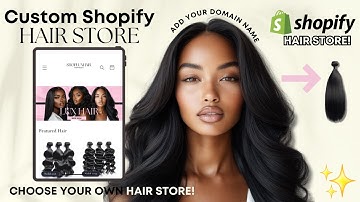Customizable Shopify Hair Stores – Pick Your Template & Domain Name | Packaging & Samples?