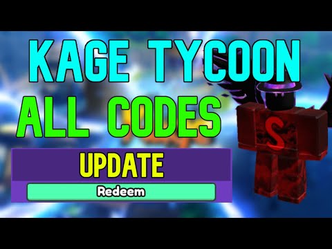 Roblox Kage Tycoon codes for free RCs, boosts & cash in August