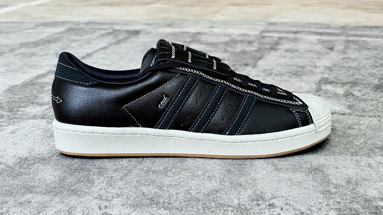 adidas x END. ☆ SUPERSTAR Vintage ‘Tying The Knot’ Adidas x END. Superstar Vintage 'Tying The Knot' (Core Black