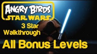 Angry Birds Star Wars - All Bonus Levels 3 Star Walkthrough and Golden Droid Locations D-1 to D-5 S-1 to S-6 screenshot 5