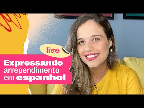 Expressando arrependimento em espanhol| Aula de espanhol