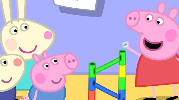 Peppa Pig's Marble Run Party! 🐷🎉 Peppa Pig Official Channel Family Kids Cartoons