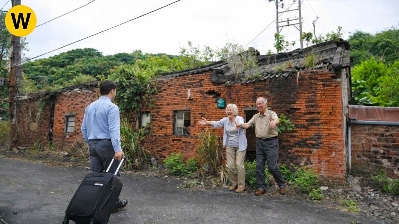 Hearing that a storm was coming, a grandson returned to renovate his grandparents' old house.