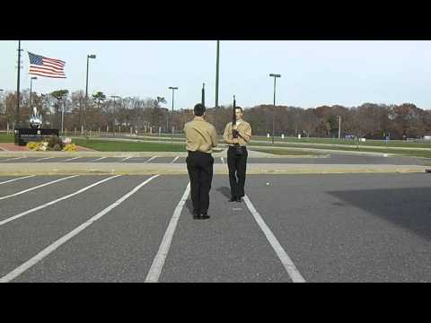 Riverhead High School NJROTC: William Floyd Drill Meet 2010 - Armed-Dual Exhibition