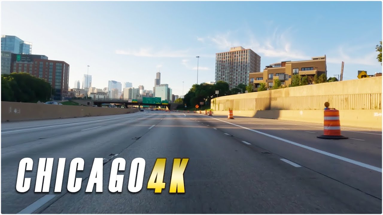 Driving Through Chicago | Albany Park | Kennedy | Dan Ryan | 4K60