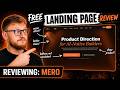 withmero.com - Free Landing Page Audit (Conversion Rate Optimization review)
