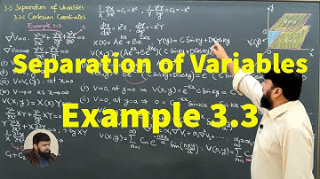 L26.1 Separation of variables - Cartesian coordinates - Example 3.3