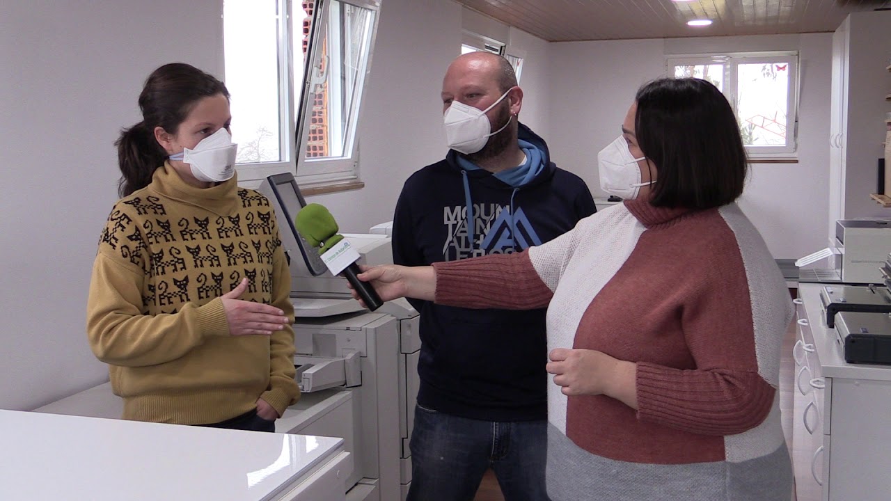 Laura Lorences e Iván Rodríguez de Printineo / El Campo de Asturias