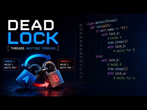 Deadlocks Explained: Why Your Backend Freezes ⚠️