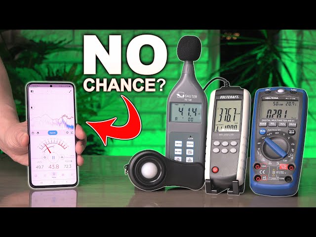 Smartphone vs. Real Meters for Sound and Light Measurement? class=