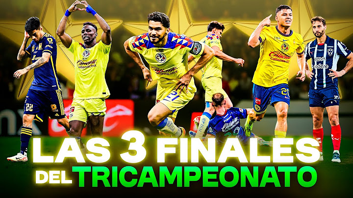 Las 3 FINALES del TRICAMPEONATO del AMÉRICA 🦅⭐⭐⭐