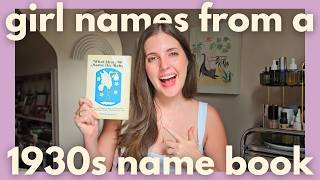 A 1935 Baby Name Book Actually Suggested THESE Names?! screenshot 3