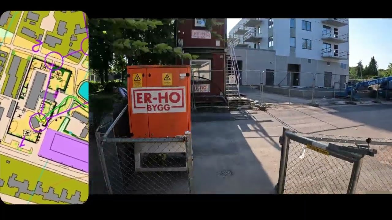 2024 Tre skåningar och en dansk, etapp 1 || Headcam Orienteering || Sprint || Helsingbor, Sweden