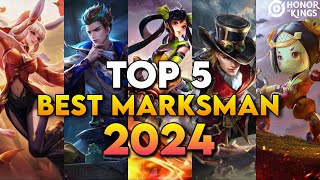 TOP 5 BEST MARKSMAN 2024! | Honor of Kings