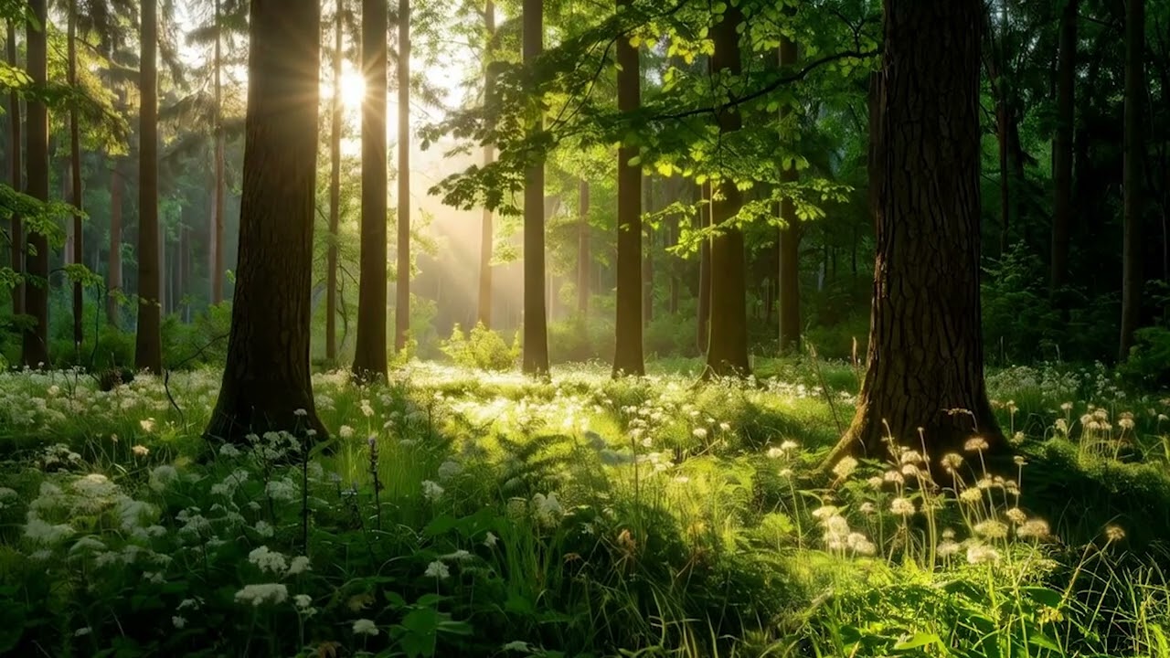 Relaxing Nature Ambience Meditation with Birds Chirping | Forest filled with Birds Sounds