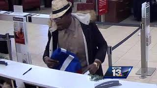 Birmingham police searching for bank robbery suspect
